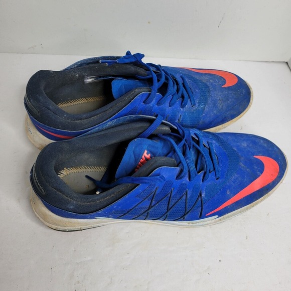 Nike Golf Lunar Control Vapor Blue Solar Red Shoes 849971-401 Sz 10 US Men's - Picture 3 of 16